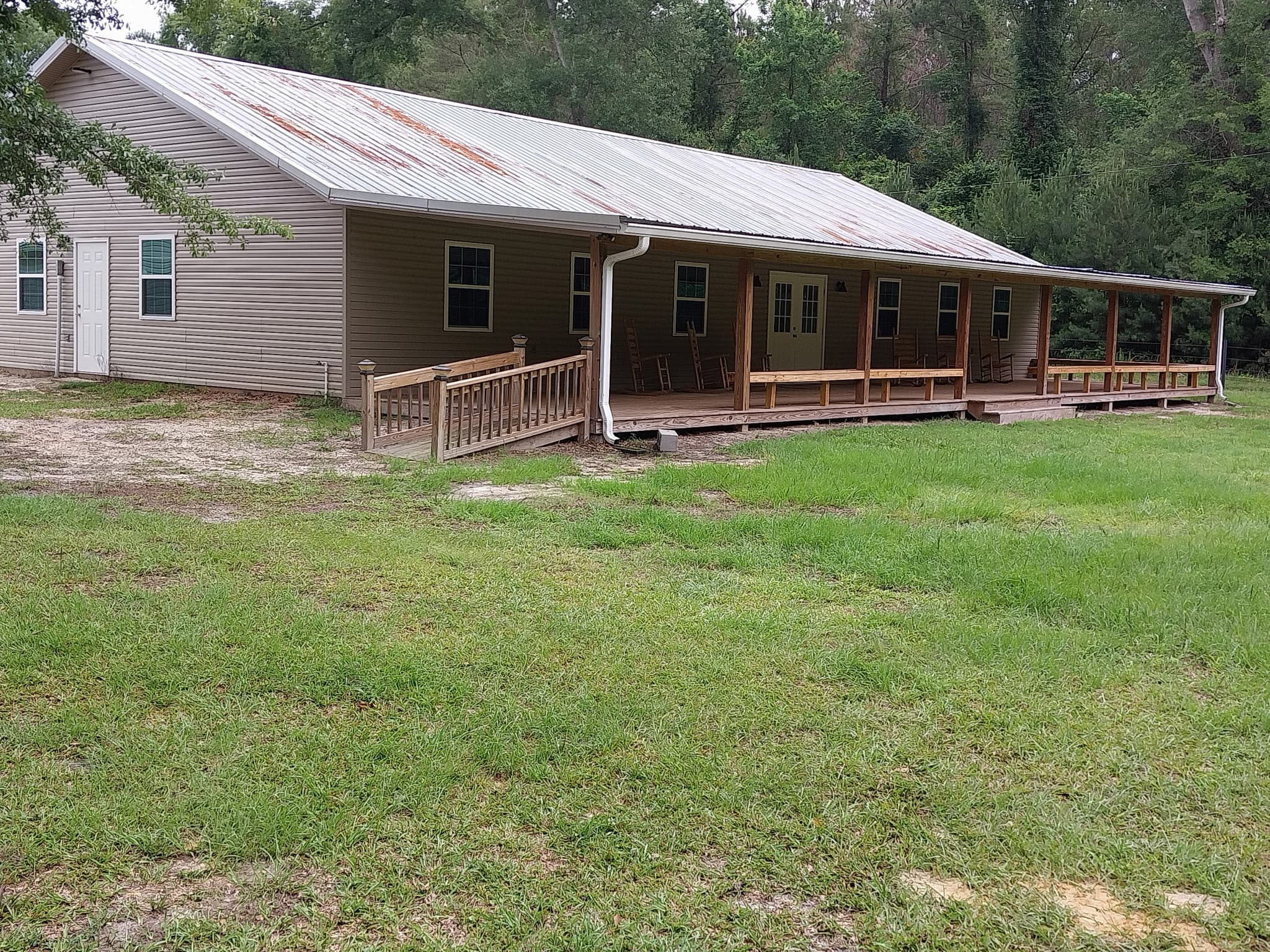 Newly painted common area at Camp Legacy