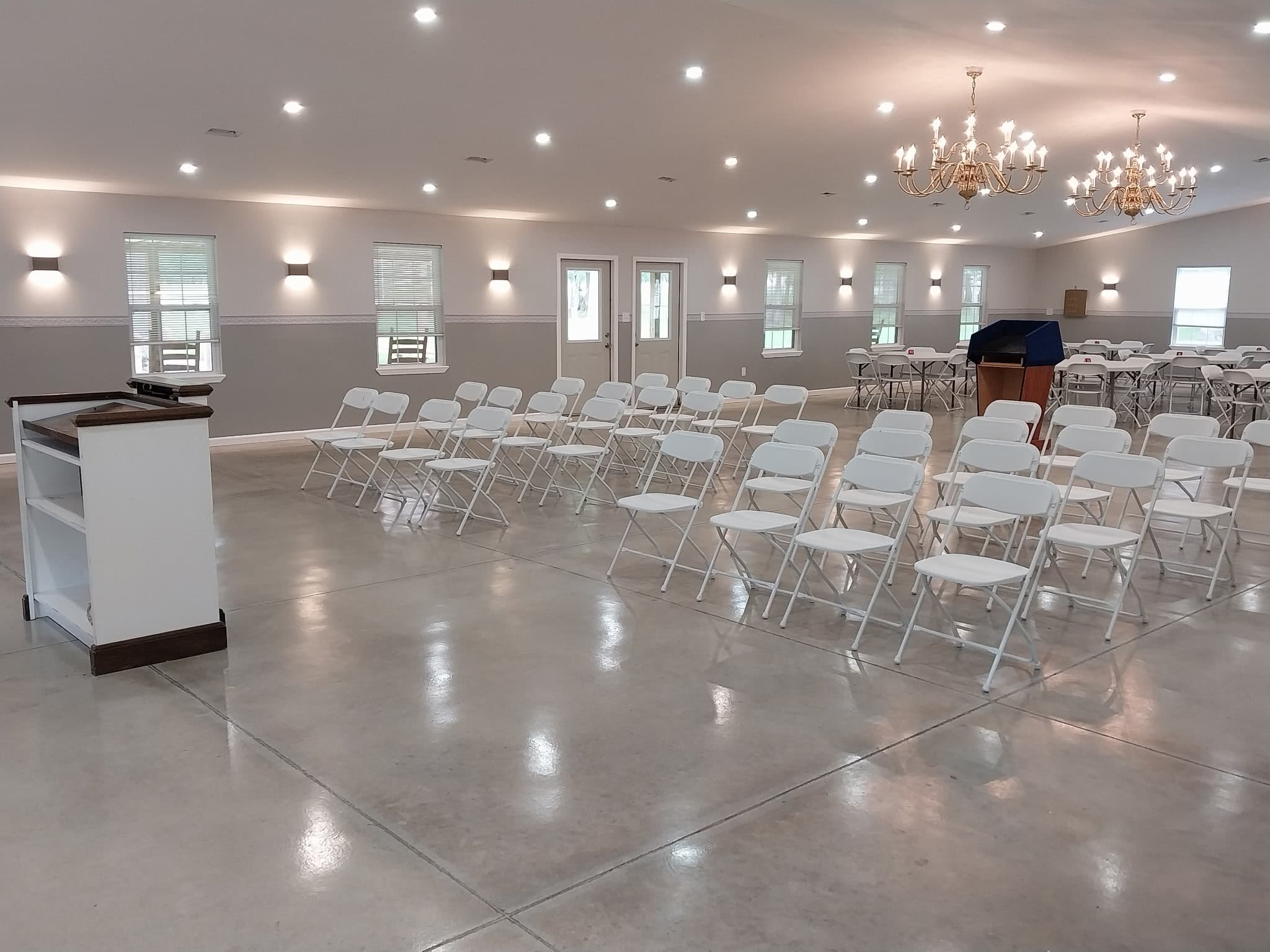 Interior view of Camp Legacy living space