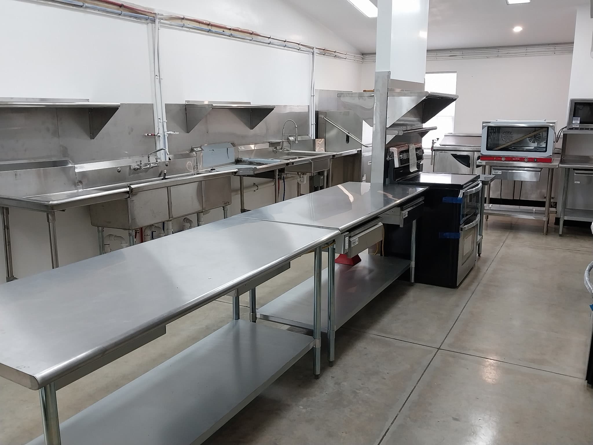Newly updated interior space at Camp Legacy